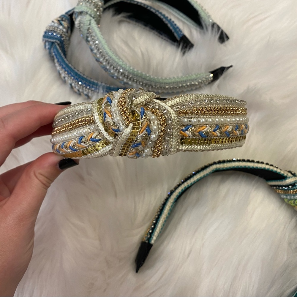 Gold Sequin Preppy Headband